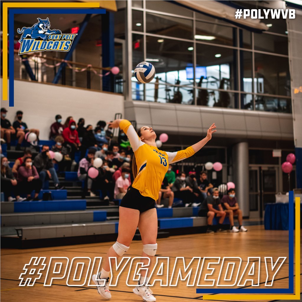 PolyWildcats's tweet photo. #PolyGameday๐ก๐ต๐
Womenโs volleyball hosts their season opening tri-match today with Utica (11:00AM) and Bard (3:00 PM).
๐ - 11:00 AM / 3:00 PM
๐ - Wildcat Field House
๐บ๐ - https://t.co/oRf07Lykai
#PolyWVB #d3vb https://t.co/qhRKAbxo8Y