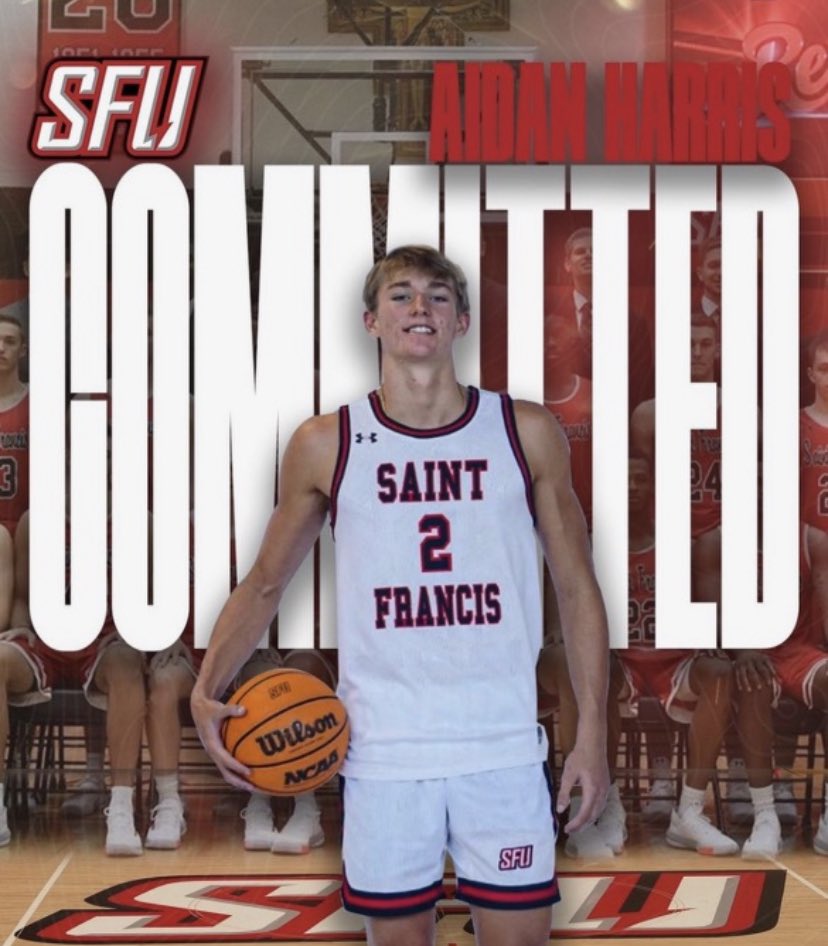 Aidan Harris (@aidanharris0) on Twitter photo Very excited to announce my commitment to St.Francis(PA) to continue my academic and athletic career ⚡️🔴 <a href="/RedFlashMBB/">Saint Francis Men’s Basketball</a> <a href="/StM_bball/">St Mary's Basketball</a> <a href="/DMV_STAGS/">TTO SHOWCASE</a> Very excited to announce my commitment to St.Francis(PA) to continue my academic and athletic career ⚡️🔴 <a href="/RedFlashMBB/">Saint Francis Men’s Basketball</a> <a href="/StM_bball/">St Mary's Basketball</a> <a href="/DMV_STAGS/">TTO SHOWCASE</a>