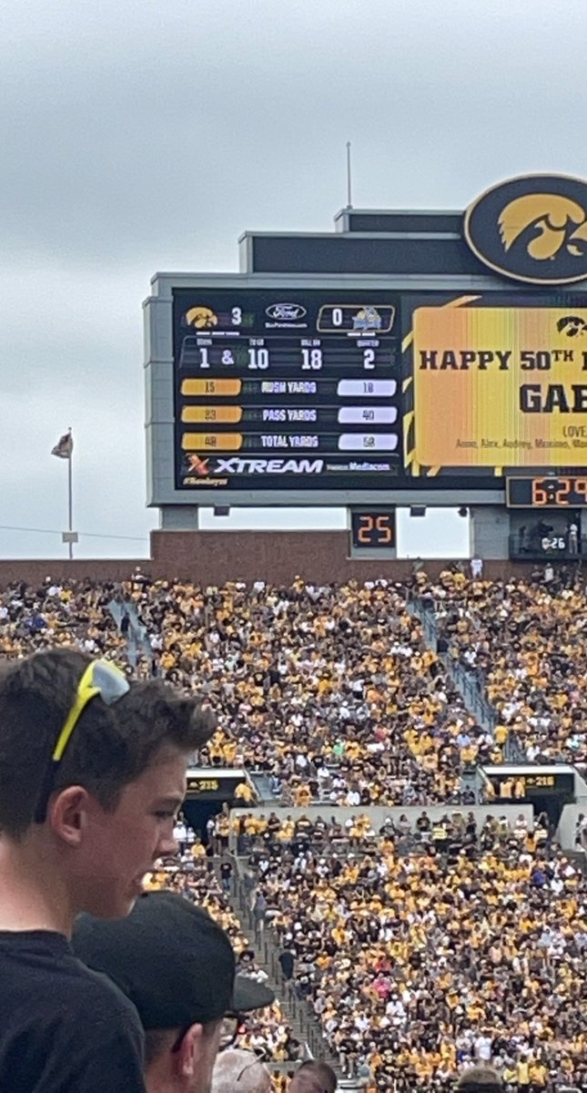 BigTorb55's tweet photo. 48 fucking yards @Brian_Ferentz are you kidding me @HawkeyeFootball fire the offensive coordinator https://t.co/xAAHcrtWrc