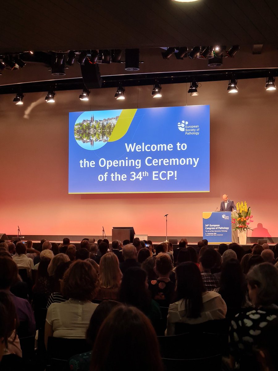 ESP Trainees' Subcommittee (@esptrainee) on Twitter photo #ECP2022Basel opening ceremony live again after 2ïžâŁ years!
Welcome #pathologists and #pathologyresident and #pathology trainees!
According to the words of <a href="/ESP_Pathology/">European Society of Pathology (ESP)</a> Presidend this year is the record number of participants! #ECP2022Basel opening ceremony live again after 2ïžâŁ years!
Welcome #pathologists and #pathologyresident and #pathology trainees!
According to the words of <a href="/ESP_Pathology/">European Society of Pathology (ESP)</a> Presidend this year is the record number of participants!