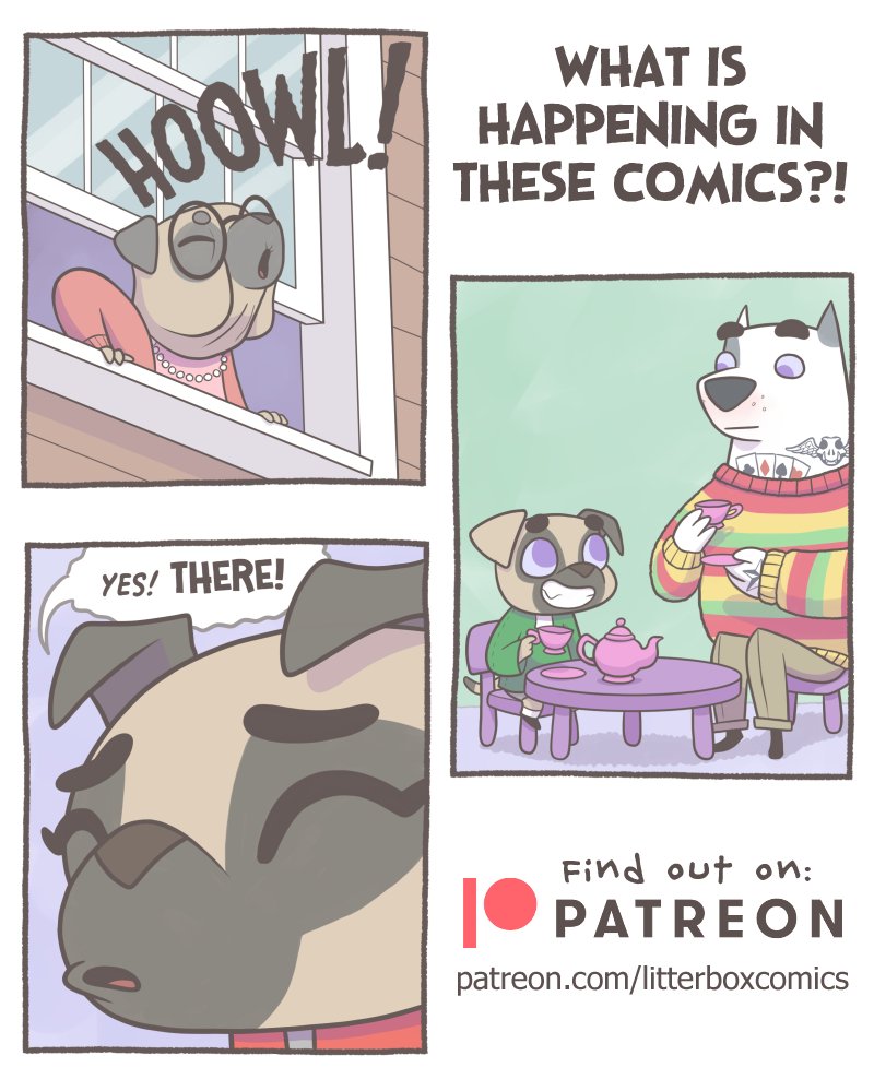 Litterbox Comics 🐟 on Twitter "THREE exclusive dog family comics on