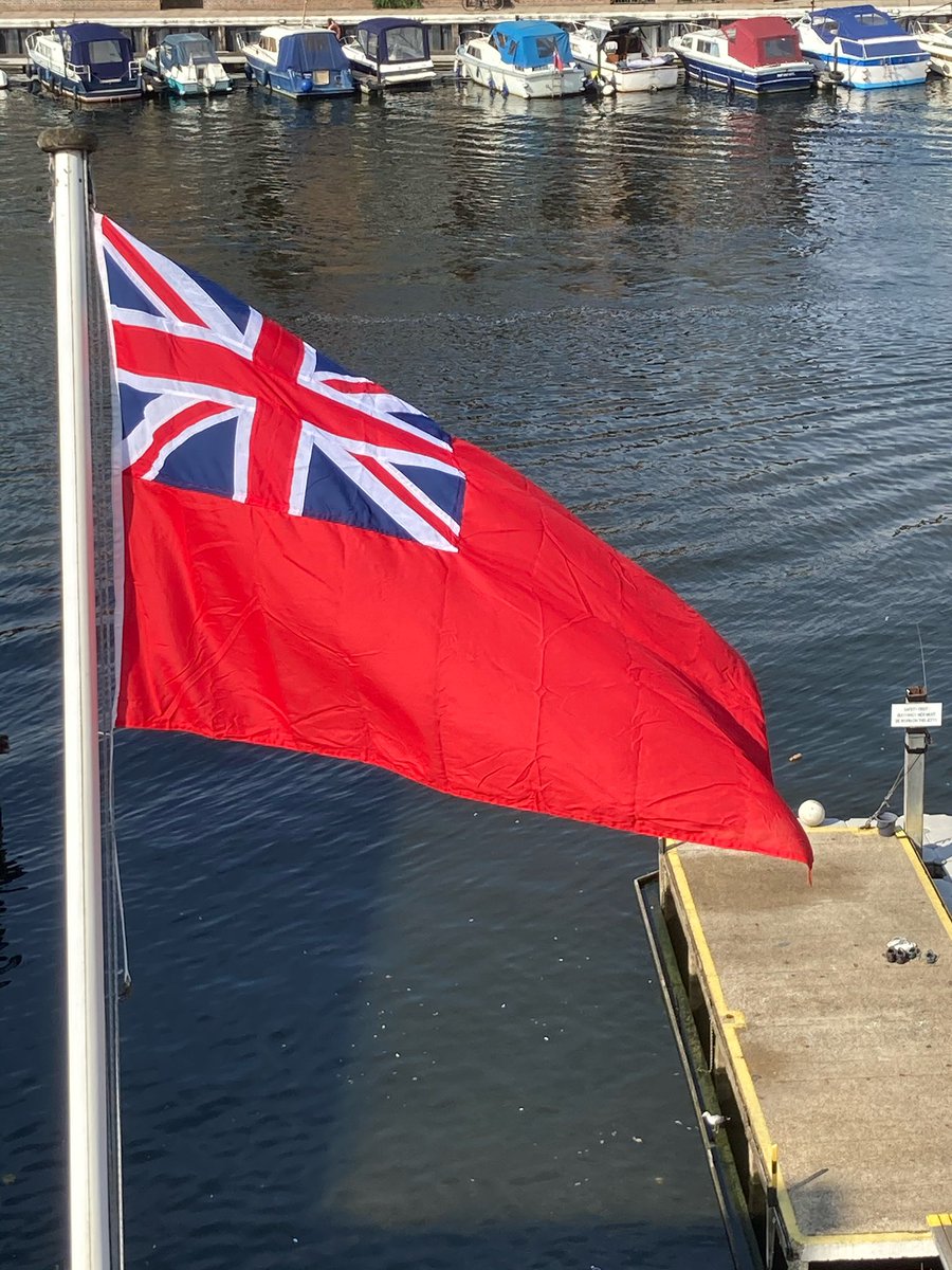 TS Steadfast proudly flying the Red Ensign to mark Merchant Navy Day 2022. Honouring the sacrifices made by Merchant Seafarers during both World Wars and conflicts since.