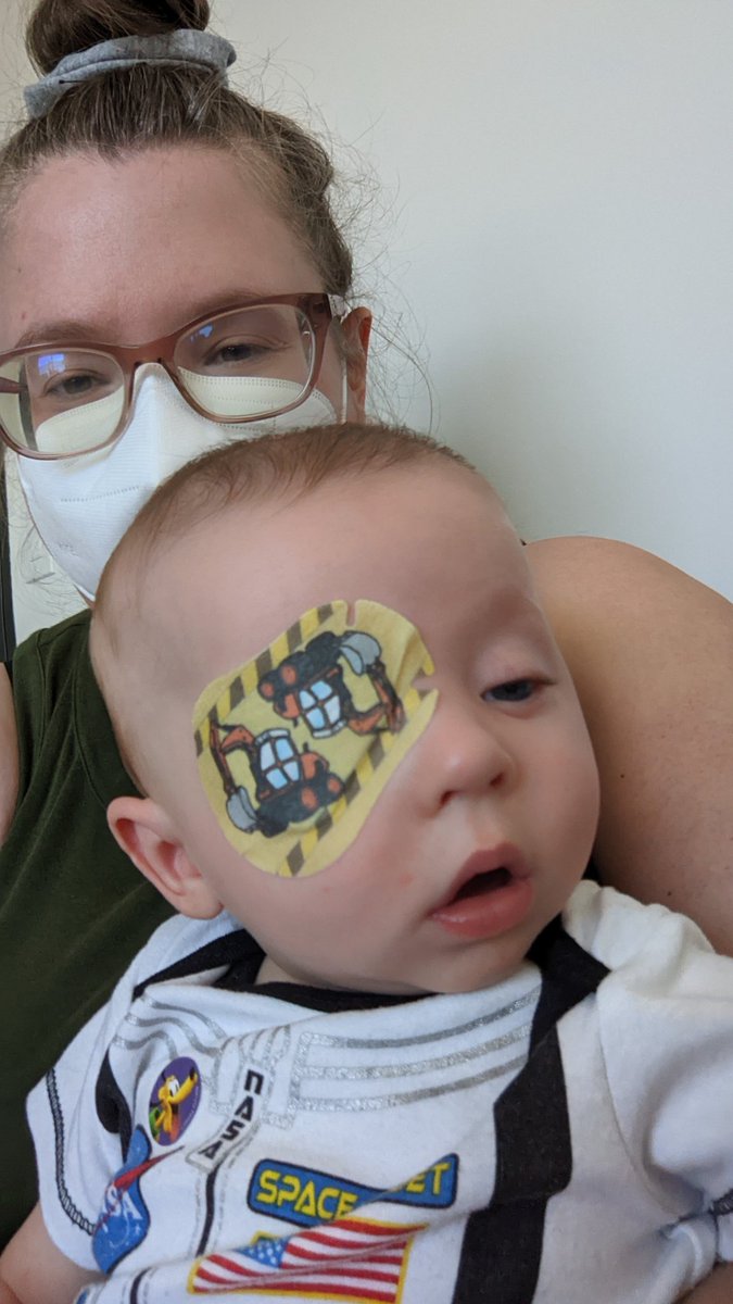 for your saturday viewing pleasure: baby in an eye patch