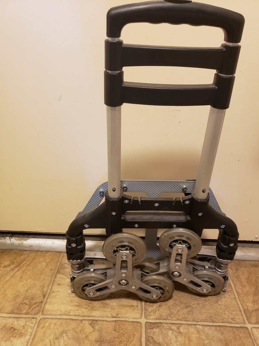 OCNew's tweet photo. @vanessainstem @sprite_possum My stair climbing trolley because I don't like taking elevators. https://t.co/NMlMglRZ6C