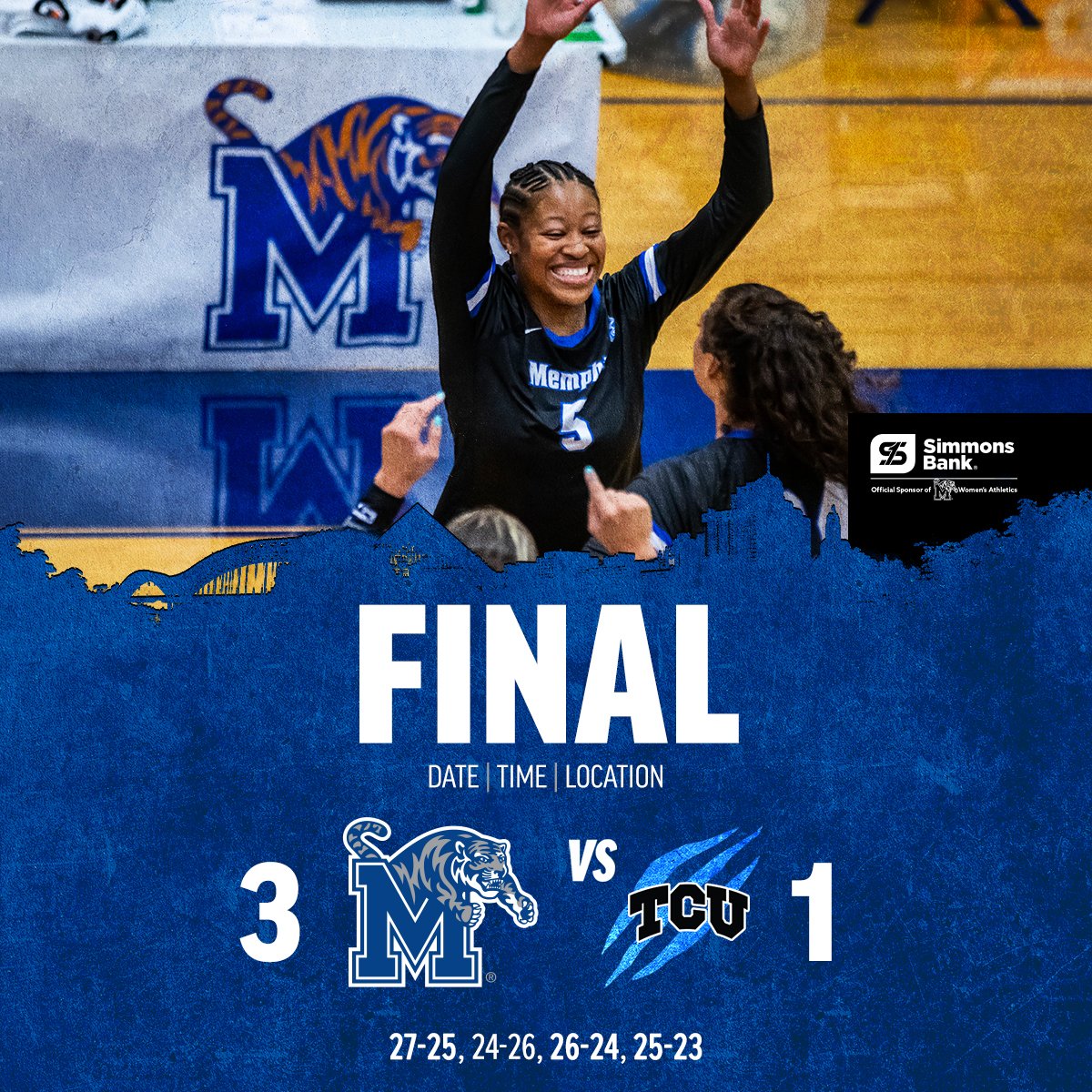 Memphis Volleyball tweet media