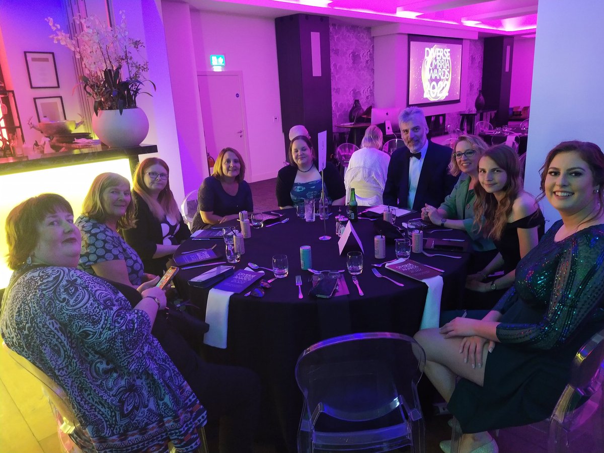 The team is in Carlisle for the <a href="/DiverseCumbria/">DiverseCumbria</a> awards 💖🤩🤞