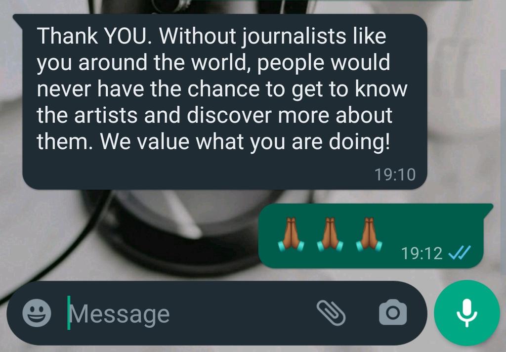 lizanalizzie's tweet photo. I'm humbled.
I can't own up to"The journalist" title in a whole definition but being a #podaster with a purpose has made the journey to be seen as a movement.
Grateful.
FYI--This is from the manager of the biggest musician in Africa.
#SelfConferenceWithLizanaKafwa https://t.co/YGYf7HbRHs