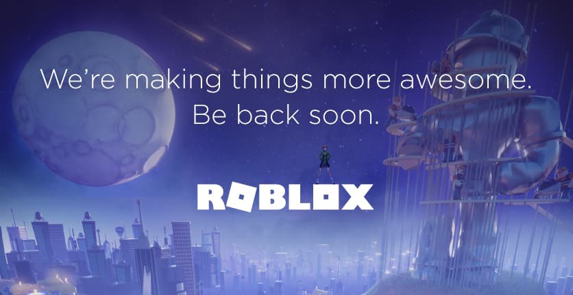 whereischie's tweet photo. chie should NOT be on the roblox maintenance screen! https://t.co/LcjFM0auTZ