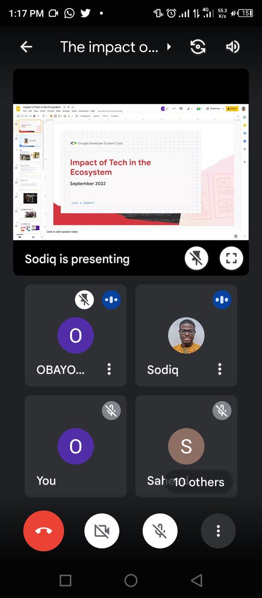 GDSC_FPE's tweet image. During the second speaker Mr Sodiq that said how we can impact the ecosystem with tech hope you really enjoyed it 
Thank you very much
#googledevlopers
@googledevs 
@googledevloperstuden