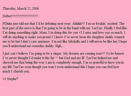 SNSDFIELD's tweet photo. "The best part of the news is that im going to be in the band with ny TaeTae. I never thought id make it this far but God and my lil TaeTae helped me."
-Tiffany2006

Taeny the platonic soulmate, the bestest friends, are still together on stage even up to this year☹️❤️ https://t.co/B5HbcPPpbW