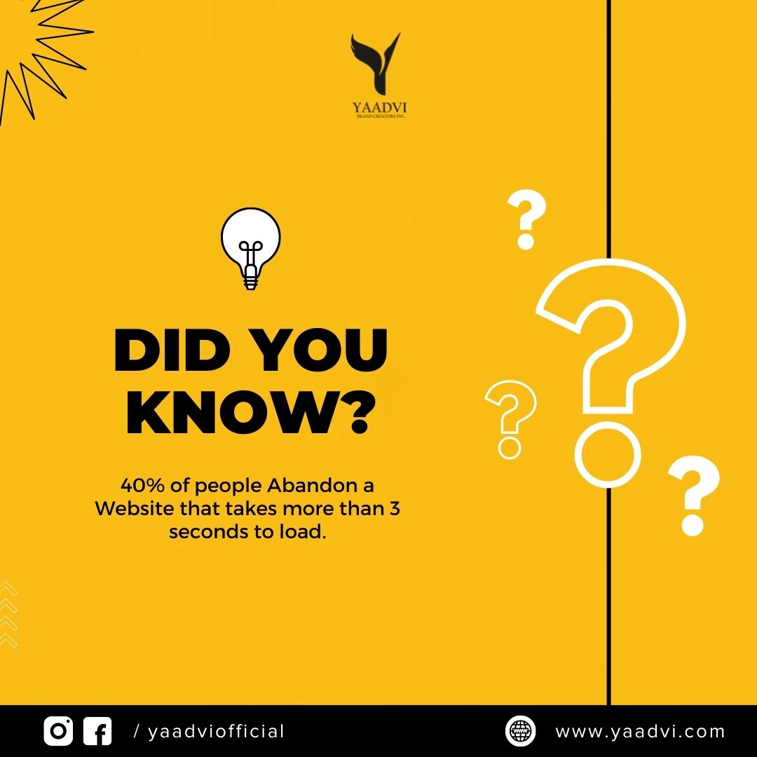 yaadviofficial's tweet image. Deliver a smooth and flawless experience to your customers by contacting #Yaadvi and get your website #speedoptimized at a very affordable price

Visit yaadvi.com to know more.

#Yaadviofficial #yaadvibrandcreators #website #Didyouknow #WebsiteSpeed