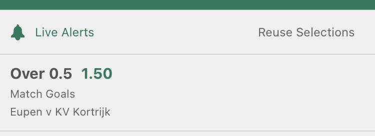 8Black_Inplay's tweet photo. #8BInplay
Belgium 🇧🇪
2u
💰 #8BPotbuilder 💰
Hit ❤️ if you’re tailing
#Betting #FreeTips #GamblingTwitter #Inplay https://t.co/01q5MjWn45
