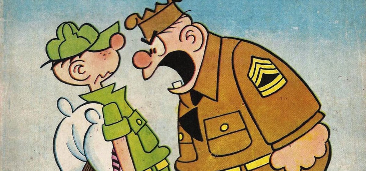 usmcmedia's tweet photo. Happy Birthday Mort, an American comic strip writer, best known for creating the newspaper comic strips Beetle Bailey in 1950. Walker served in the United States Army. 
#military #veteran #veterans #otd #history #movie #film #movies #films #tv #army #beetlebailey #comics @USArmy https://t.co/qk5YPidCeh