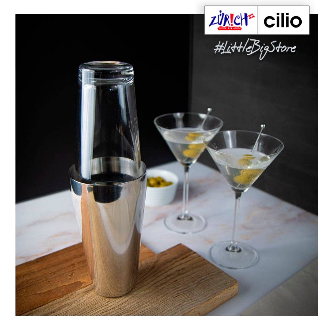 Zurich_Store's tweet photo. Un clásico absoluto entre los cócteles - Martini.🍸 Con nuestro BOSTON SHAKER de Cilio  puedes mezclar todos tus cócteles favoritos.😎

#LittleBigStore
https://t.co/Woki0r0ZBR

#cilio #cocktail #cocktailtime  #cocktailaddicts #cocktaillover #barman  #Martini #coctelera #shaker https://t.co/Q4CcxIQABq