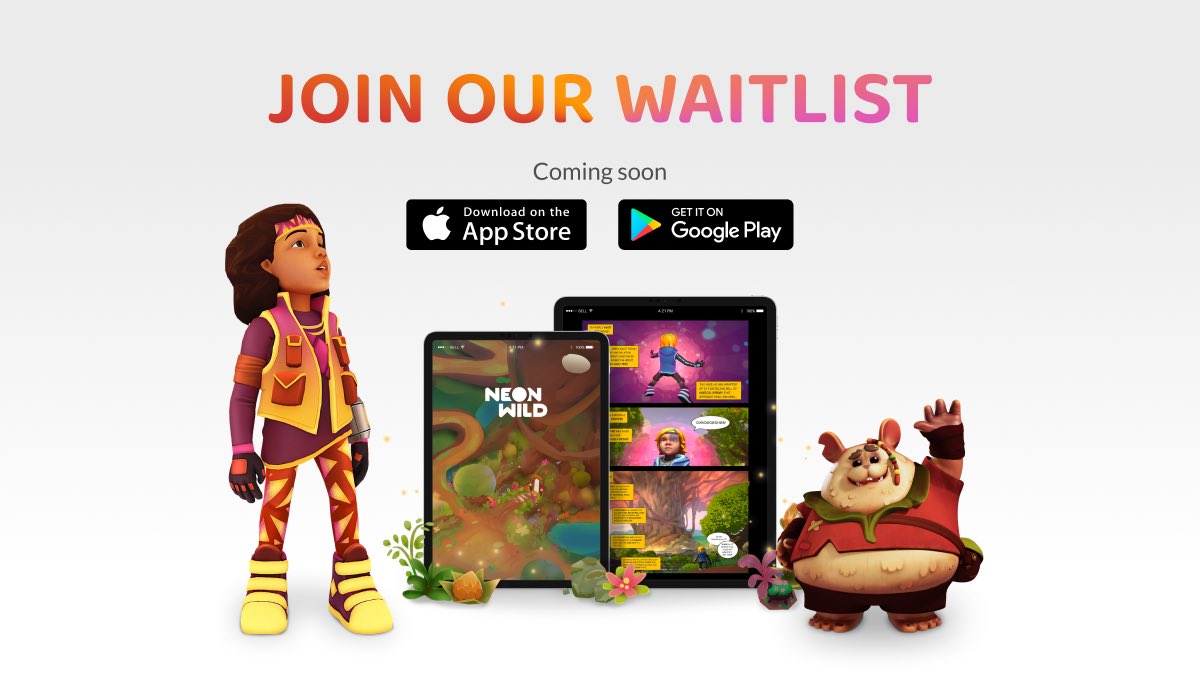 Neon Wild is the world's first immersive storytelling platform for families.

If you have a child in your life between the ages of 4 and 10, come be one of the first to join Neon Wild, the app that parents are calling "guilt-free screen time" and "the antidote to Roblox".