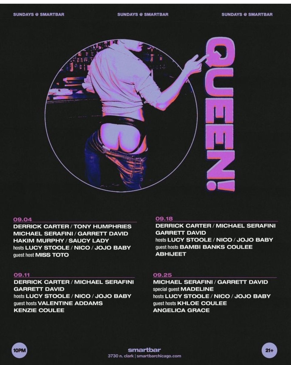 TonyHumphries's tweet photo. Chicago! Sept 4th at @SmartBar
#tonyhumphries #queen #smartbar #metro https://t.co/oaQs1UP6uT