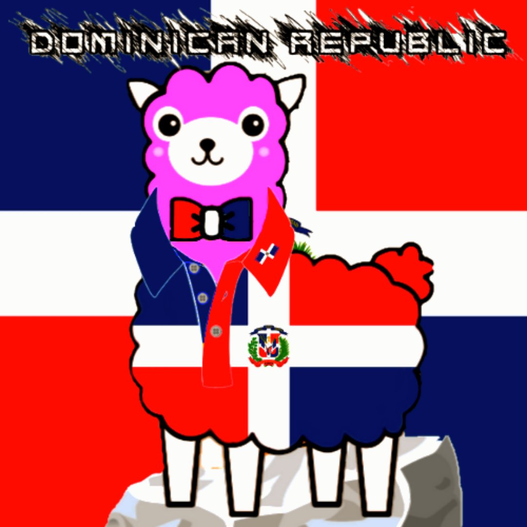 World_of_llamas's tweet photo. Tribute to all countries on planet earth. 
DOMINICANA REPUBLIC Patriot Edition PT-31
https://t.co/1RWpnl89zv

#nft #nftart #nftartist #nftcollector #nftcommunity #cryptoart #critoartist #polygon #nflplayoffs #nftdrop #nftartworks #dominicarepublic #dominicarepublicnft https://t.co/C26IbHrSXn