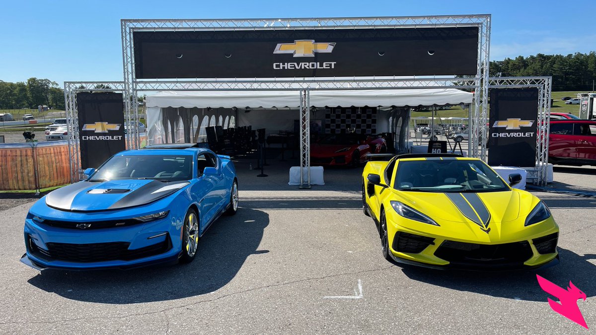 Lazarus's tweet photo. The Labour Day Weekend Sprints at @CTMPOfficial with @ChevroletCanada are off to an amazing start! π
Come swing by, say hi, hop in a sim-racer & see if you can set the fastest lap to win some awesome prizes!!ποΈπ
#BleedPink #ChevroletCanada #PerformanceForAll https://t.co/pGYaP3Enel