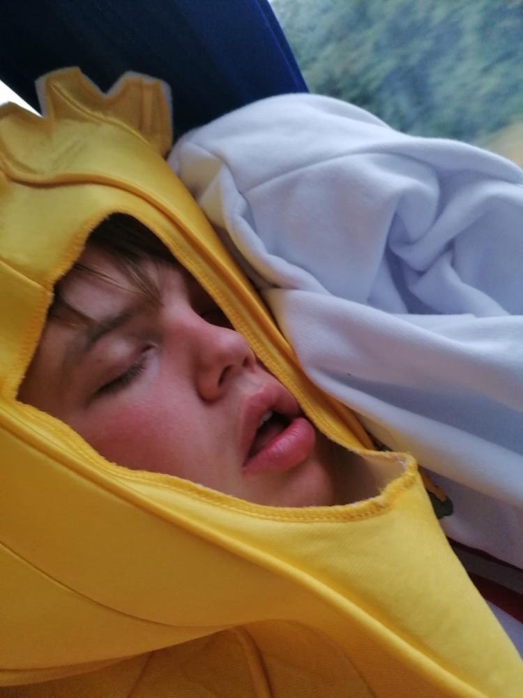 AwayDaySleepers's tweet photo. Plymouth Argyle fan returning from Derby

#PAFC #DCFC #AwayDaySleepers #AwayDays https://t.co/yL8t2S4rQM