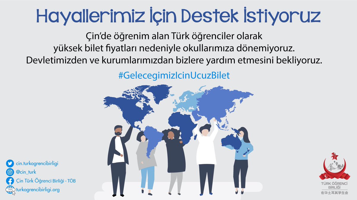 alinarsap1's tweet photo. Türk öğrencilerin Çin'e dönüş yolu açıldı. Eğitimimize devam edebilmemiz için bir öğrencinin uçak bileti için ödemesi gereken miktar 100.000 TL ile 400.000 TL arasındadır.

 #GelecegimizIcinUcuzBilet https://t.co/PrJoAHbsWv
