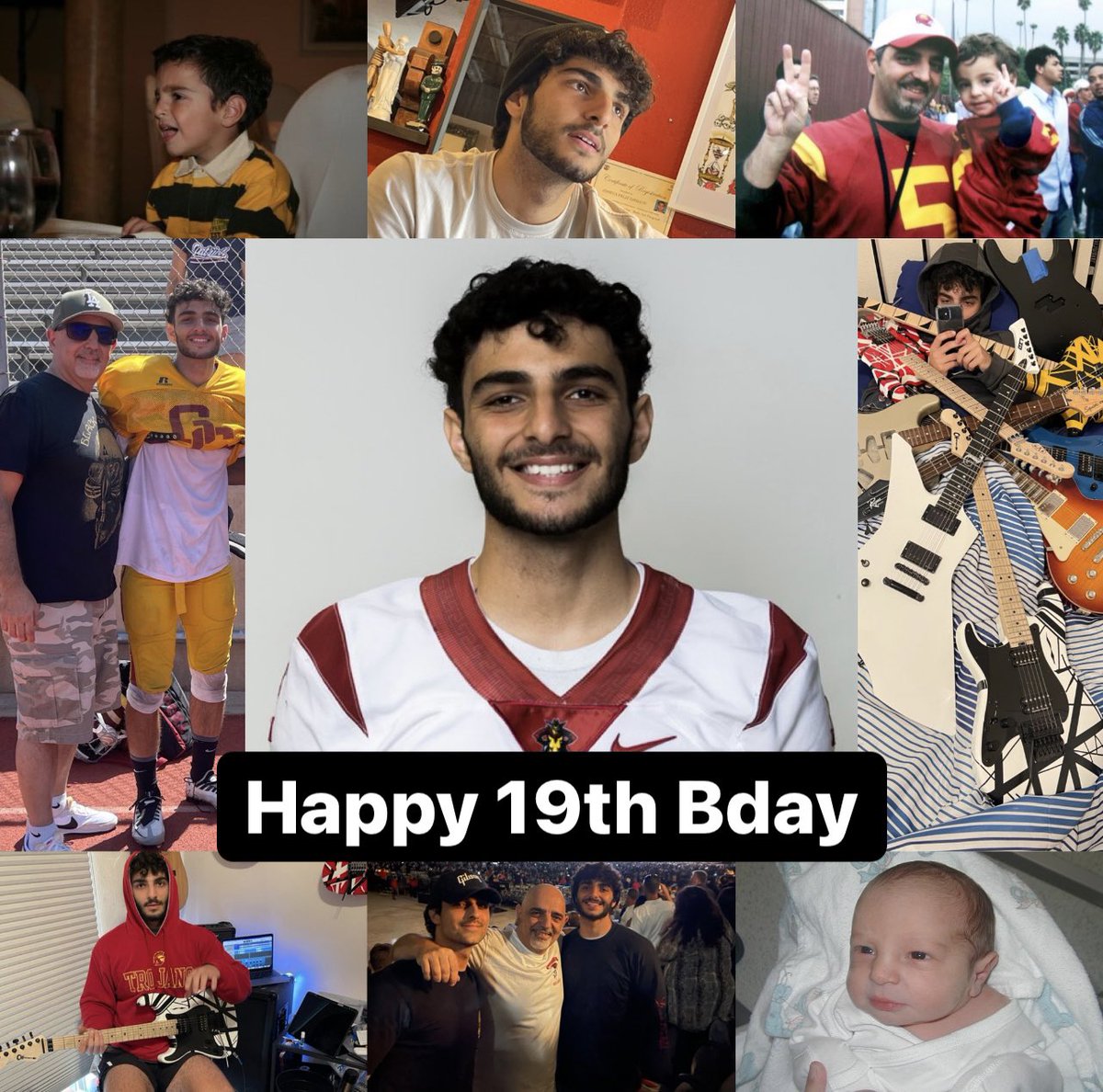 Happy 19th birthday to <a href="/aram_qb_13/">Aram “Rambo” Araradian 🇺🇸🇦🇲</a> you have matured into a hard working and humble young man. Wish you nothing but success and good fortune. Keep doing what you do. I love you 💙