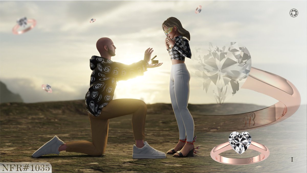 What does a picture perfect Metaverse engagement looks like? 👇

Trust it to the creative genius  <a href="/StuvassiNft/">Stuvassi</a> to create one. 

This is just freaking awesome Stu🔥, we must collaborate 🎉🎉
<a href="/BlockChainWed/">BlockChainWedding 💒💍</a> 
#NFTCommunity