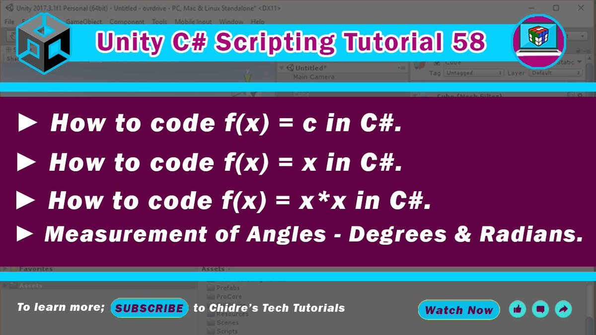 ManjunathChidre's tweet image. How to code math functions f(x)=c, f(x)=x, &amp;amp; f(x)=x*x in C#. Watch Now: bit.ly/3q680SG

#unityscripting #codingmath #unity #csharp #unity3d #programming #coding #gamedevelopment #gameprogramming #gamedesign #gamedesigner #gamedeveloper #gameprogrammer #programmer #gaming