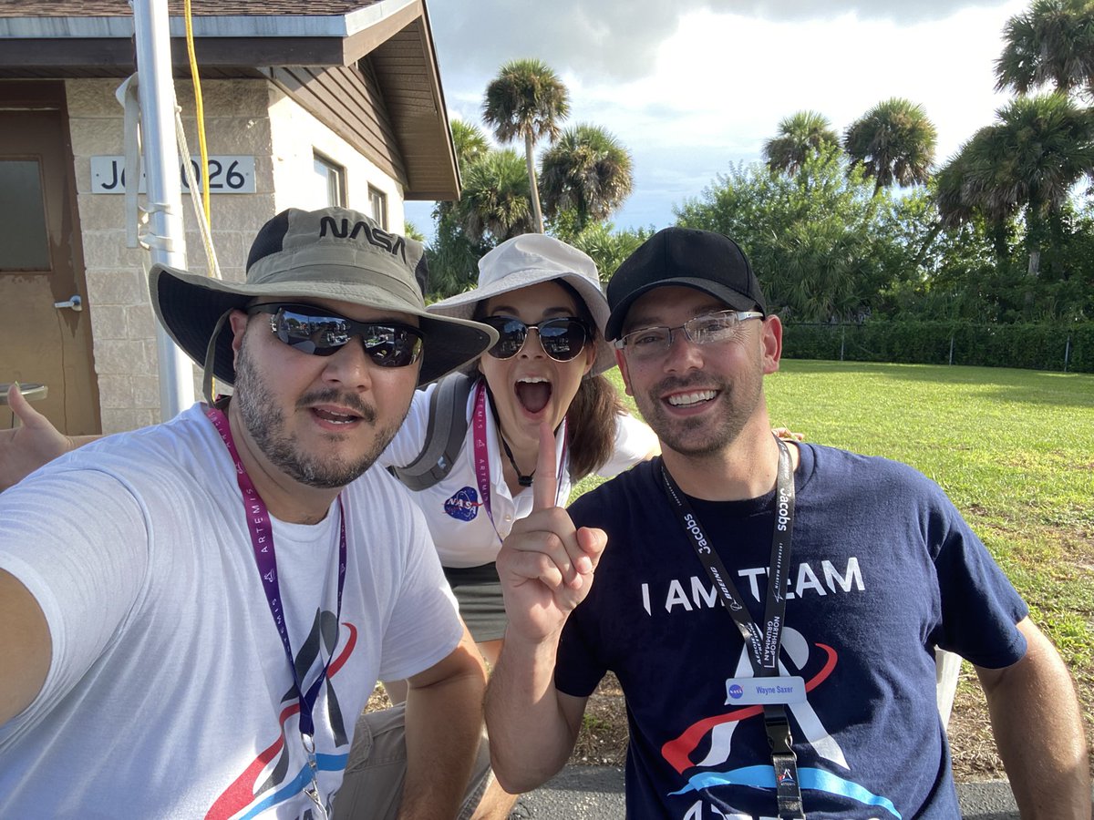 JackatNasa's tweet photo. It was not our destiny to fly #Artemis I today, but celebrating how far we’ve come with friends, colleagues, and family was inevitable. https://t.co/6RYdRiz6Ut