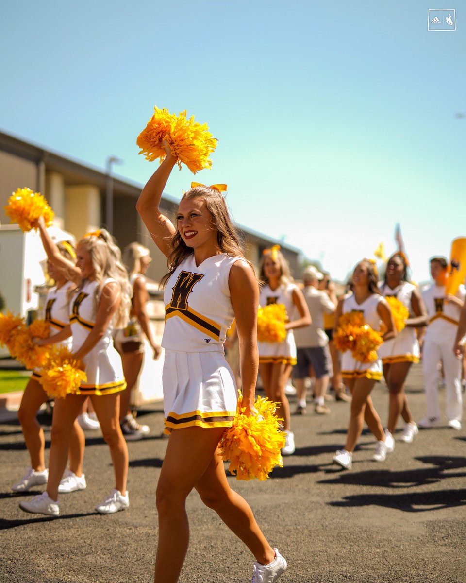 wyoathletics's tweet photo. Cowboy walking with @wyo_football https://t.co/V2Kzf8nLAy