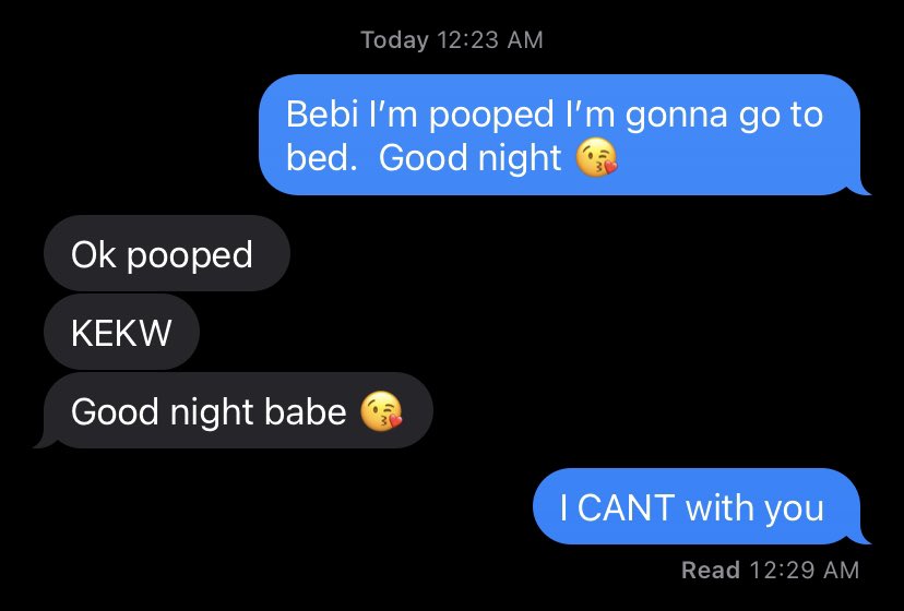 Why is he like this 😭