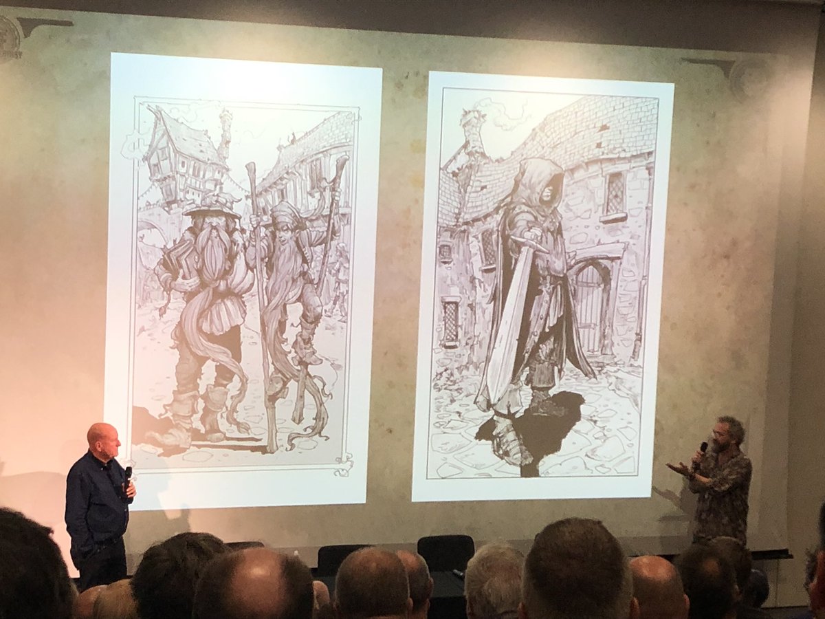 BeefCheeser's tweet photo. A brilliant talk by both and fantastic art for the new book #FFFest4 https://t.co/jLCKLokBOI