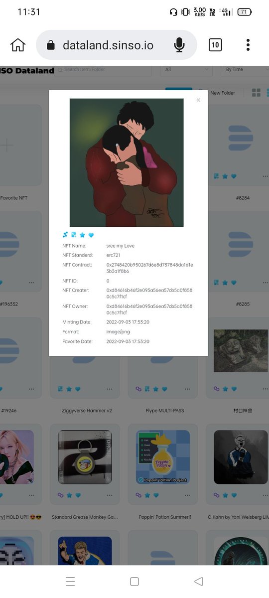 Som80836295's tweet photo. My First NFT minted💕 on 👇👇
https://t.co/7hzLXxkSpm
#SINSO, #Dataland
Let's try your 1st Nft #web3 #crypto
@CryptoAlf7
@PINNA51917633
@Dassoumen5 https://t.co/oOwg2qCaGn