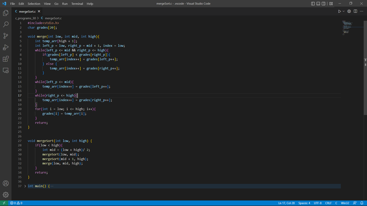 RamyaKorupolu's tweet image. Day - 10 / 30
Program to Sort the given grades of students.
#coding
#30daycodingchallenge
@theedumoon