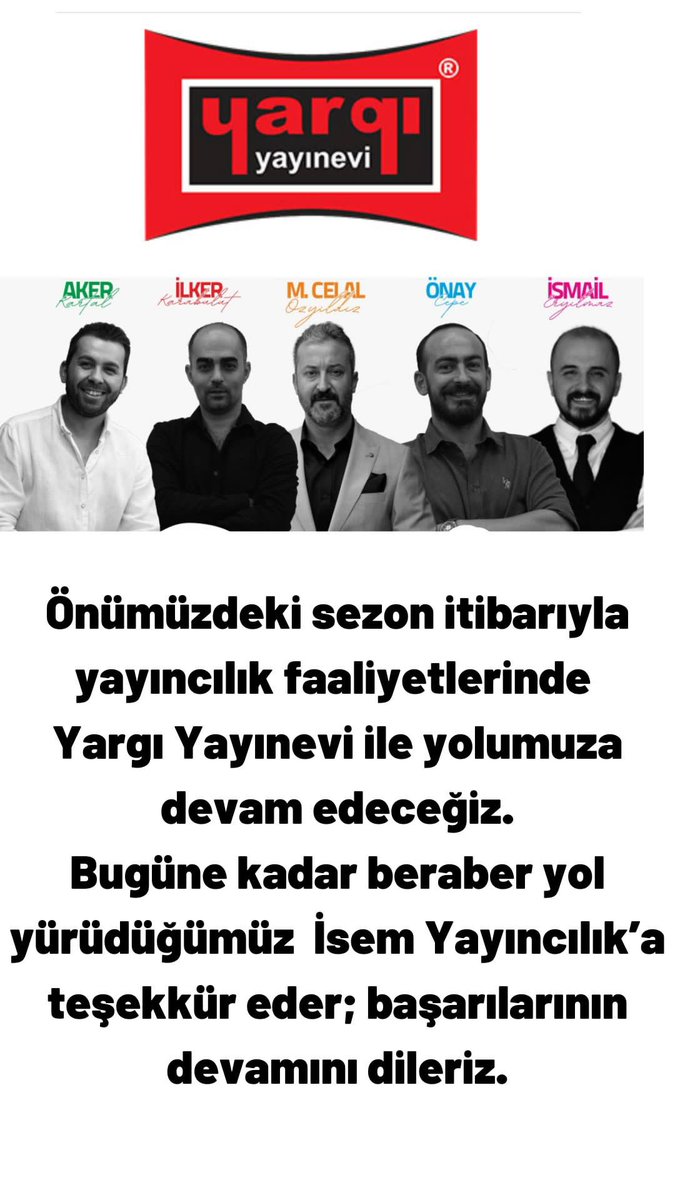 Aker Kartal (@akerkartall) on Twitter photo İNŞALLAH HER ŞRY İSTEDİĞİMİZ GİBİ OLUR
YENİ BİR BAŞLANGIÇ
<a href="/ismaileryilmz/">İsmailEryılmaz</a>
<a href="/yargiyayinevi/">Yargı Yayınevi</a> İNŞALLAH HER ŞRY İSTEDİĞİMİZ GİBİ OLUR
YENİ BİR BAŞLANGIÇ
<a href="/ismaileryilmz/">İsmailEryılmaz</a>
<a href="/yargiyayinevi/">Yargı Yayınevi</a>