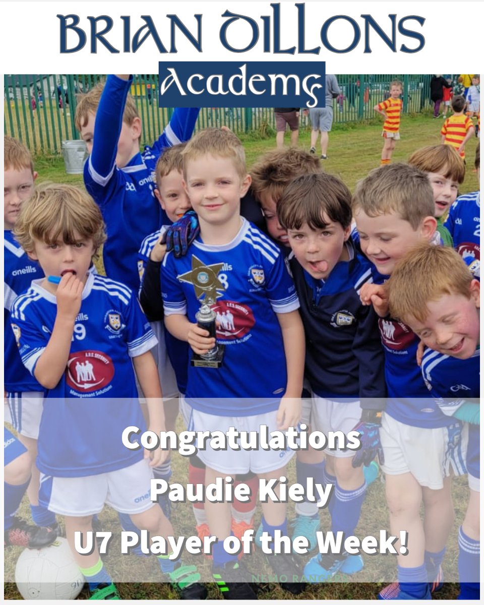 BrianDillonsGAA's tweet photo. Well done to all our 'Players of the Week'! π₯³ππ€ππ€#futureisblueandwhite @RebelOg_ https://t.co/nglctEgo8H