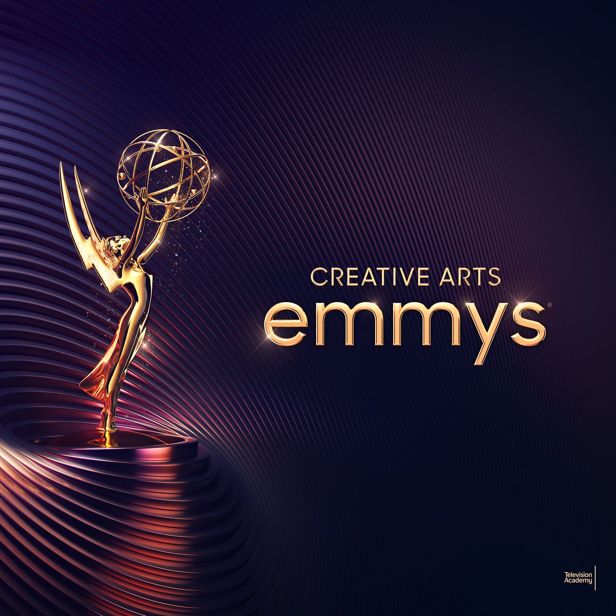 TelevisionAcad's tweet photo. Creative Arts #Emmys weekend begins TONIGHT! 🎉 Follow along with @TelevisionAcad on Twitter and Instagram to see winners announced LIVE at 8 PM ET / 5 PM PT! #Emmys2022 https://t.co/pFirrhyts1