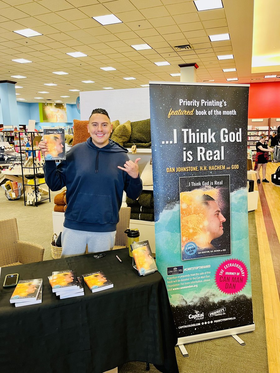 TheDanJohnstone's tweet photo. ☀️ Signing books at Chapters St. Albert today from 11 AM - 5 PM ! 🤙🏻

Come buy a book &amp; learn about my private battles with mental health/addiction issues. I’ve been floored by the response to this book, it’s been an encouragement for a few men to seek therapy/addiction help 🙏💙 https://t.co/aC7TJRkaBK