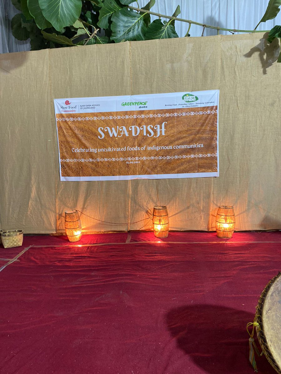 greenpeaceindia's tweet photo. Let us bring it to your kind attention our fellow followers, #Swadish has begun!!
Let us commence the celebration of uncultivated foods of indigenous communities with #AjamEmba in #Ranchi, #Jharkhand
Come and join us!
#Foodforfuture #organicfood #sustainableagriculture #climate https://t.co/4in8t7j11W