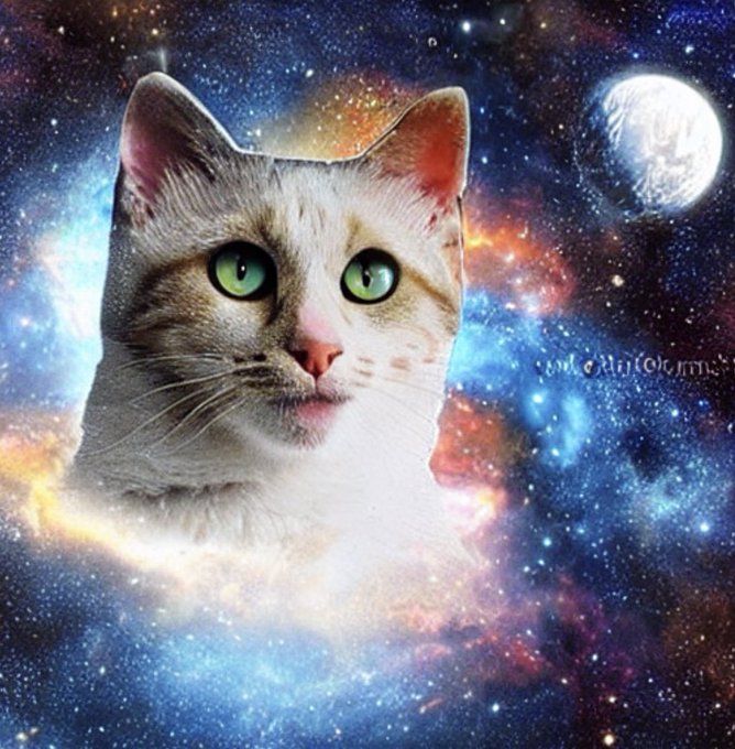 宇宙猫のtwitterイラスト検索結果