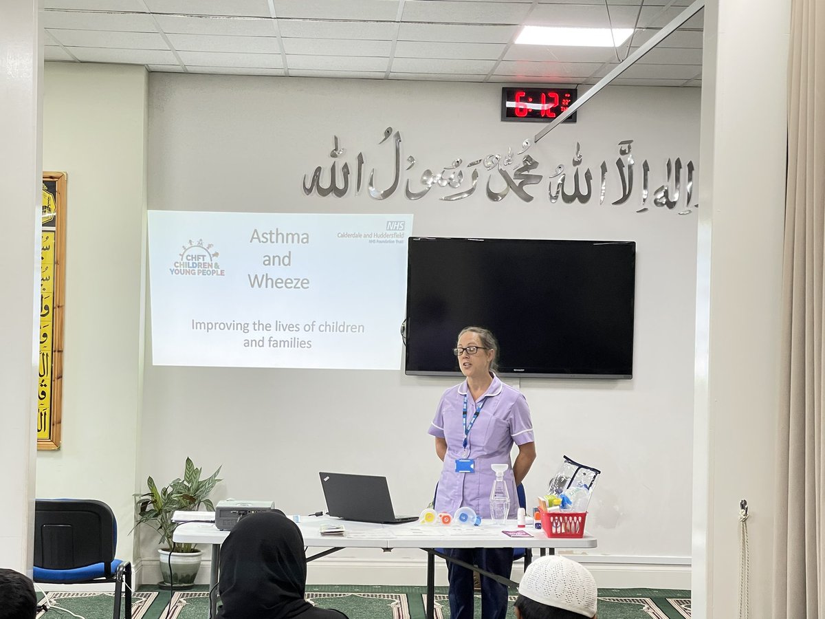 We had a super turnout for our #asthma education session. A great collaborative effort with <a href="/CHFTNHS/">Calderdale and Huddersfield NHS Foundation Trust</a> <a href="/MasjidRiza/">Masjid Riza</a> and further sessions are planned #health #inequalities <a href="/NHSEngland/">NHS England</a> <a href="/WYpartnership/">West Yorkshire Health and Care Partnership</a> <a href="/KirkleesHCP/">Kirklees Health and Care Partnership</a> <a href="/KirkleesCouncil/">Kirklees Council</a>