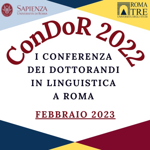 lingsapien3_22's tweet photo. A causa di forze maggiori, la Prima Conferenza dei Dottorandi a Roma è stata rinviata a febbraio 2023. Forniremo il prima possibile informazioni sulle nuove date sui canali social e sul sito. Ci scusiamo per l'imprevisto e vi aspettiamo a Roma!
#ConDor22 https://t.co/oyVDr33lcp