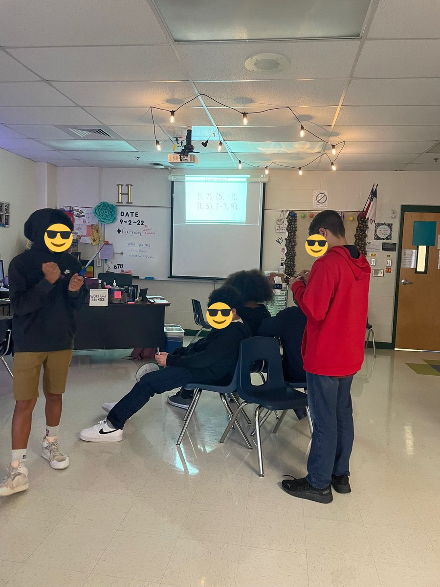 MrsHammond_'s tweet photo. Musical chairs, math edition, is always a hit with most of my students! I always try my best to incorporate movement in my lessons! Iβve found it helps with engagement & activating memory! #SCEmath #NISDIgnited https://t.co/0M0bjCo3FD