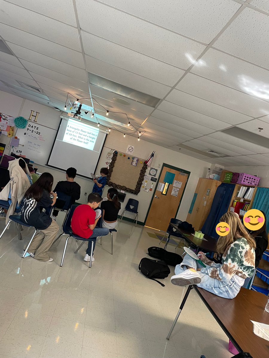 MrsHammond_'s tweet photo. Musical chairs, math edition, is always a hit with most of my students! I always try my best to incorporate movement in my lessons! Iβve found it helps with engagement & activating memory! #SCEmath #NISDIgnited https://t.co/0M0bjCo3FD