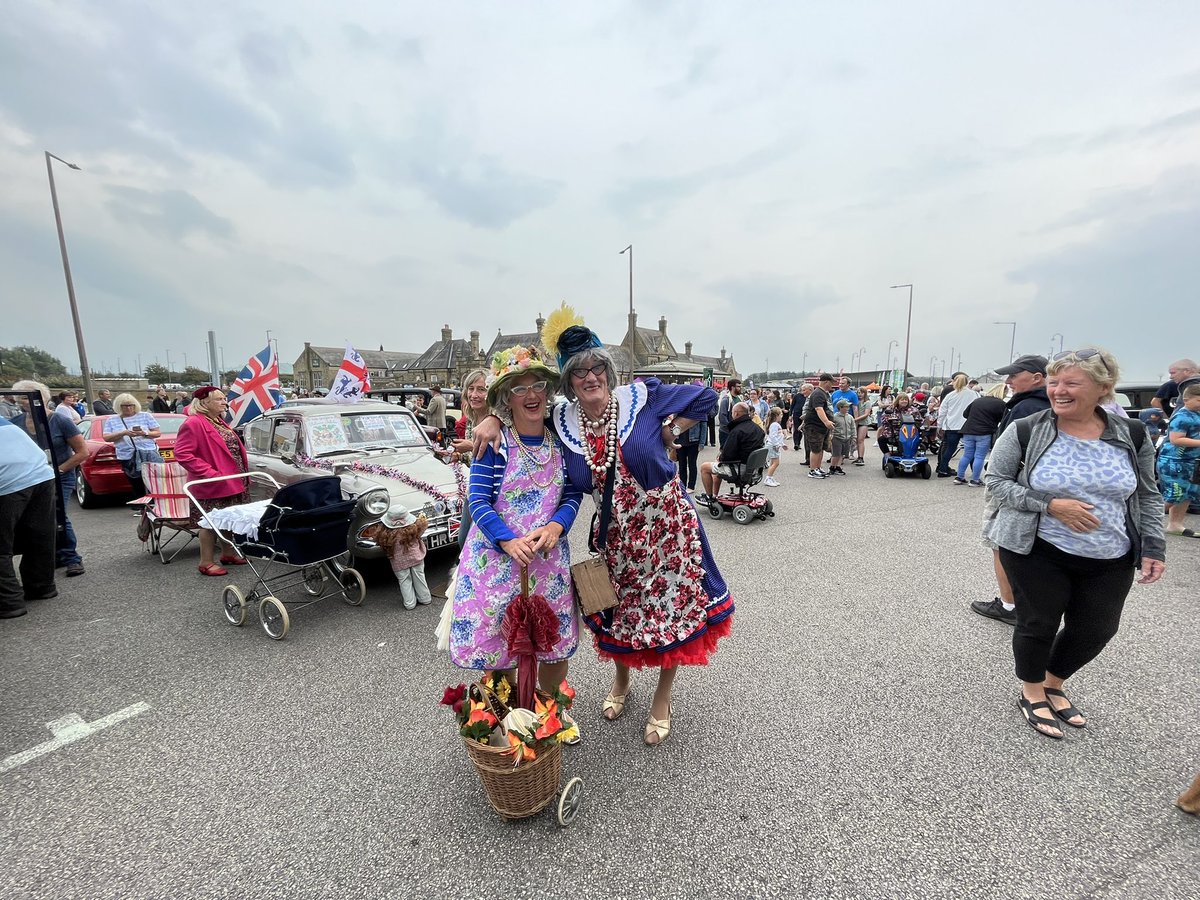 Great to be back 🥰👏<a href="/TheVintageFest/">VintageFestival</a> #VintagebytheSea ~Russ <a href="/CCG_UK/">Creative Communities Group</a> <a href="/CCG_NIG/">Creative Communities Group Nigeria</a> celebrating the brilliance of timeless culture in #Morecambe 3-4 Sep > <a href="/KitschnSync1/">Kitsch & Sync</a> <a href="/JeanandMorag/">Jean and Morag</a> <a href="/VivtheSpiv1/">Viv the Spiv</a> <a href="/AboutTimeDC/">About Time Dance Company</a> <a href="/TheMeyerDancers/">The Meyer Dancers Go-Go</a> | <a href="/DecoPublique/">Deco Publique</a> <a href="/HemingwayDesign/">HemingwayDesign</a> <a href="/TownMorecambe/">Morecambe Town Council</a> <a href="/LancasterCC/">Lancaster City Council</a>