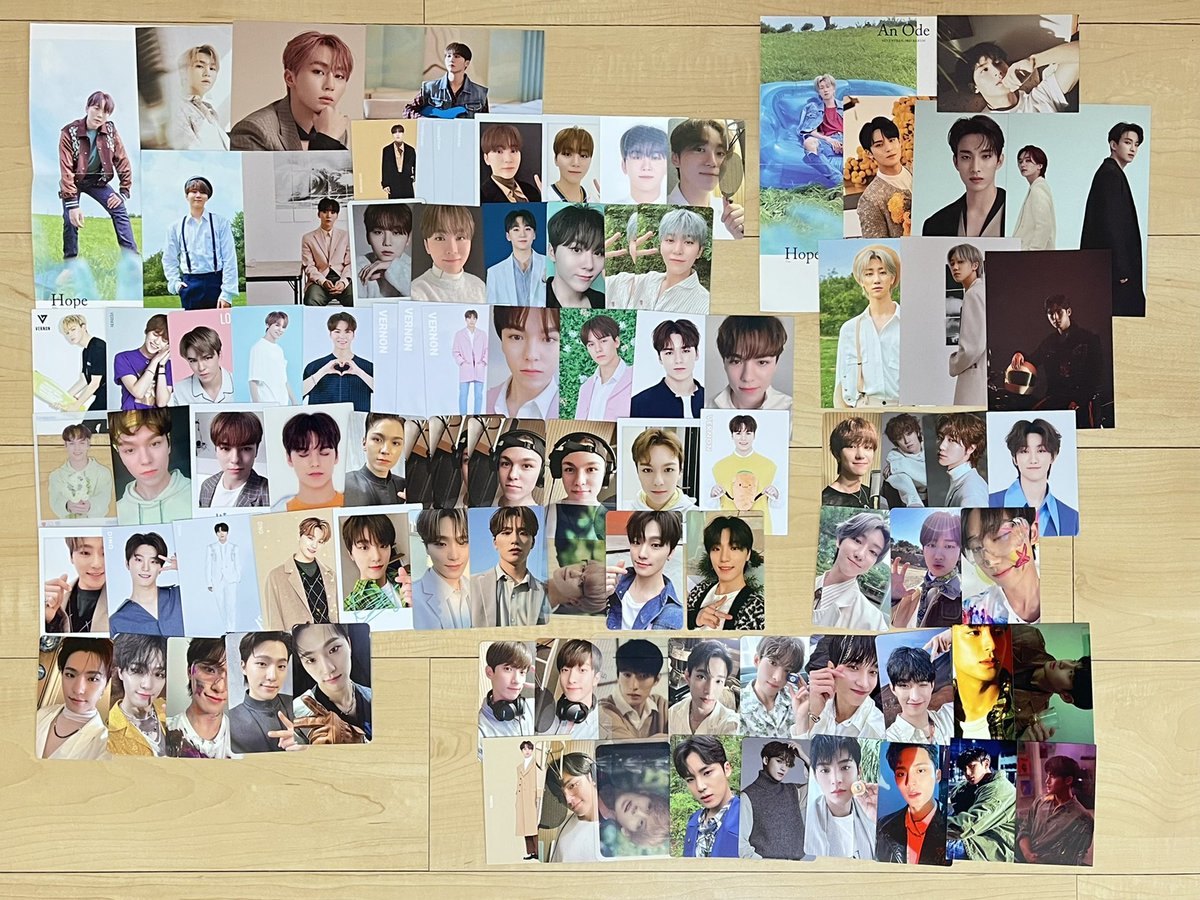 WOOZI3150's tweet photo. SEVENTEEN INI トレカ 交換

譲☞画像1~4
求☞ INI…後藤 藤牧 木村 田島
 SVT…ウジ ウォヌ ホシ バーノン
 ジョンハン ミンギュ ジョシュア

★未所持トレカ求めてます!!
★💛は同種ウジとの交換
★SVT最近のものは求めてません。
★レート考慮まとめての交換
    お願いします🙇🏻 https://t.co/I6BEvdgOjy