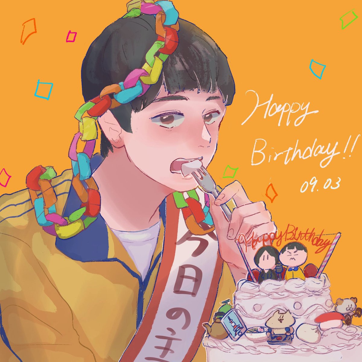 55ns41y's tweet photo. 国ちゃん Happybirthday! https://t.co/Bc8EBESBay