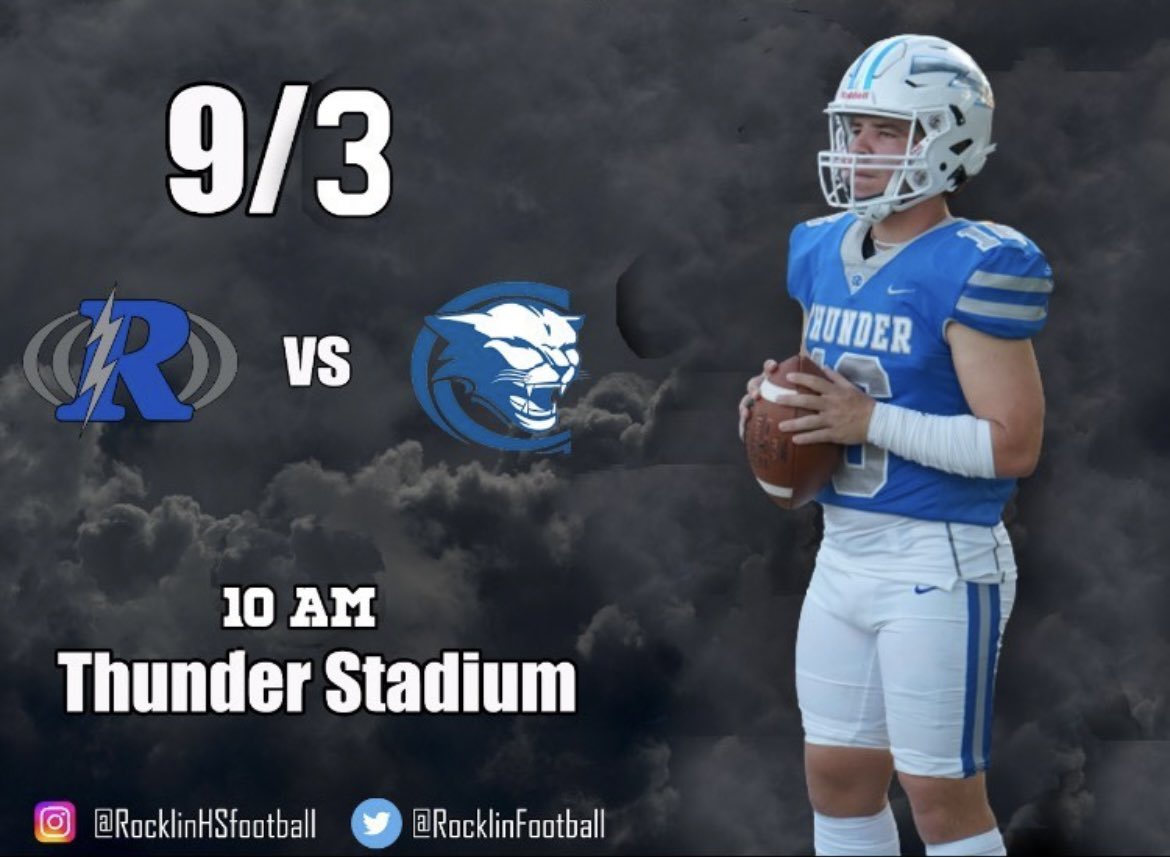 RocklinFootball's tweet photo. Good Morning! https://t.co/4y3ihCxPyH