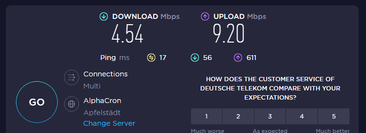 Fab7331's tweet photo. @deutschetelekom @Telekom_hilft 100k Leitung haben sie gesagt... https://t.co/yJSvZOIhqi