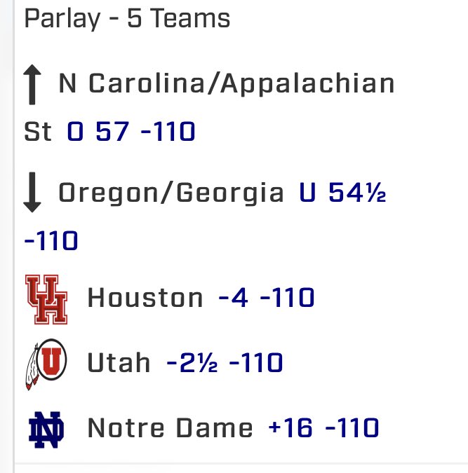 TheBookBusters's tweet photo. First full slate of CFB! 

In the words of Yung Gravy “Get Money” 

#CFPlayoff #CFBPicks #GamblingTwiitter #TheRingsOfPower https://t.co/r3MJhGqRZI