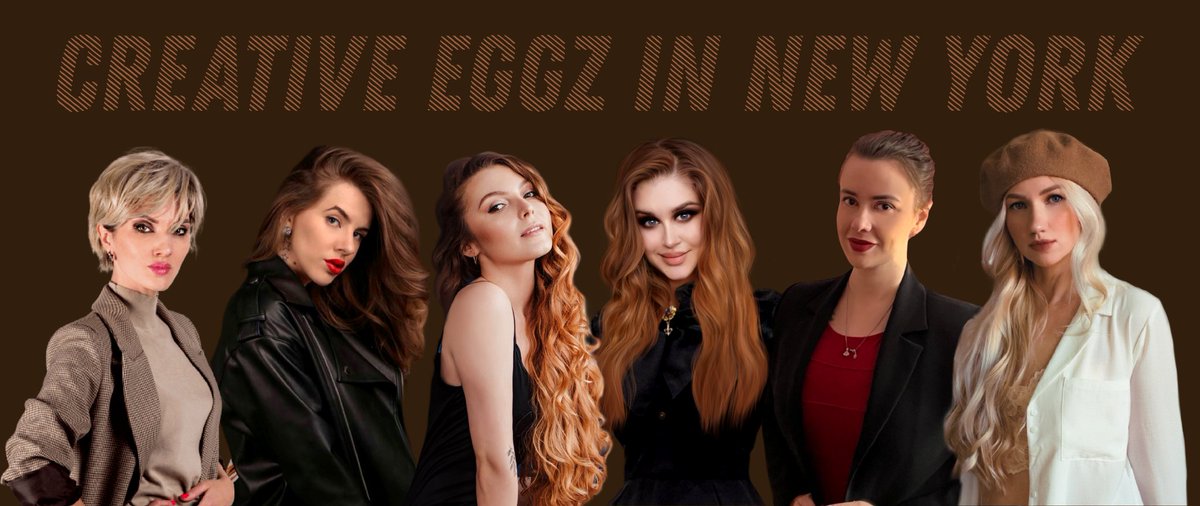 CREATIVE EGGZ IN NEW YORK

 1/3 Dear friends, after 10 months of existence, it's time for our community to embark on an exciting journey.
Introducing our community bees
@ElladaArt , <a href="/MTroino/">Marina Troino</a>, <a href="/myleontieva/">Maria</a> , <a href="/calyptra_s/">Calyptra.eth | MARIA💜</a>, <a href="/nadsam_art/">nadsam.eth 🖤</a>, <a href="/ti_vision_/">T_VISION_</a>